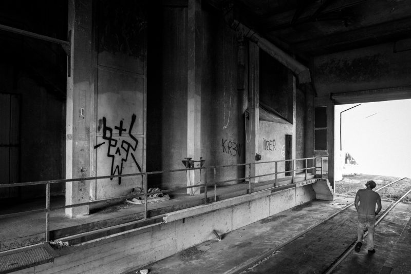 Silos à Grain Désaffectés Sur Les Docks, Le Havre