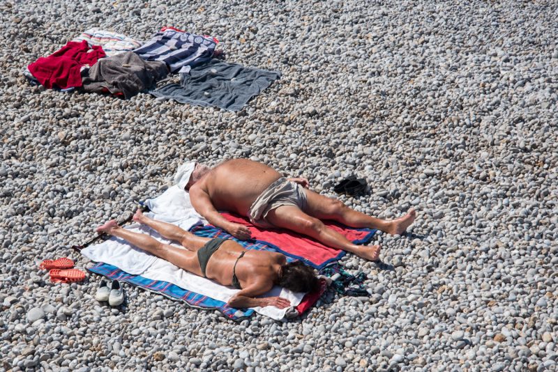 Vacances En Amoureux Au Bord De Plage à Yport, En Normandie